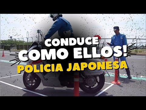 How do Japanese police officers achieve such perfect balance on motorcycles?