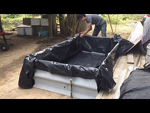 EP.3 การทำบ่อผ้าใบแบบง่ายๆ l Build a crayfish pond (DIY)