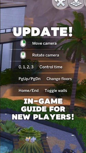 NEW in-game guide for beginners in The Sims 4