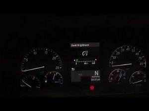 Freightliner Truck Cascadia 2019: Dashboard Menu