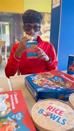 Tried Domino’s Rice Bowl for the First Time 😍🔥 #trending