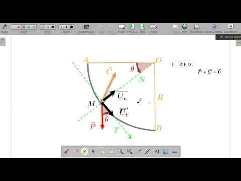 Exercice 4(DYNAMIQUE): Trajectoire Circulaire/ Acceleration normale et tangentielle