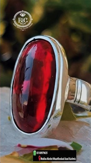 Silver 💯 % real Ruby stone rings#shorts #explore #newtrend