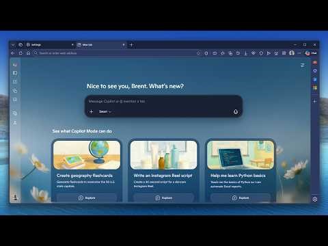 Microsoft Edge is Now Basically Copilot!