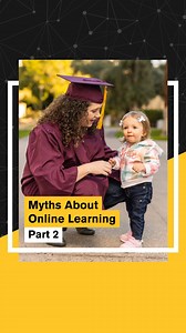 🤔 Still on the fence about online learning? Let’s set the record straight! Here are 3️⃣ common myths about online learning—and the facts you need to know. 💻✨ It’s time to crush those doubts and see how online education can work for YOU. Ready to learn the truth? 👇 #OnlineLearning #MythBusting #ASUOnline #LifelongLearning | ASU Online