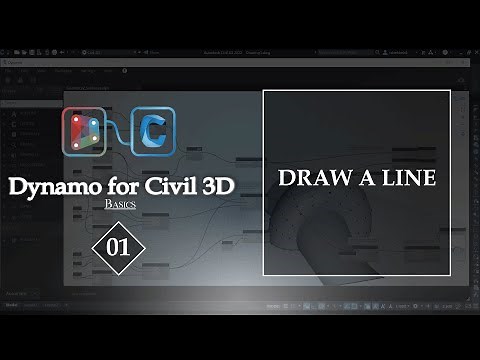 DYNAMO CIVIL 3D | 01 - DRAW A LINE IN CIVIL 3D WITH DYNAMO