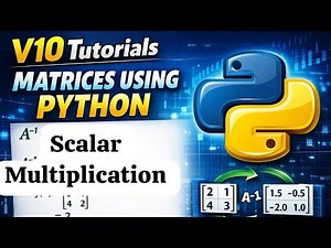 Scalar Multiplication of a matrix || Python code