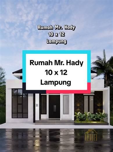Desain Rumah Impian 10 x 12 di Lampung