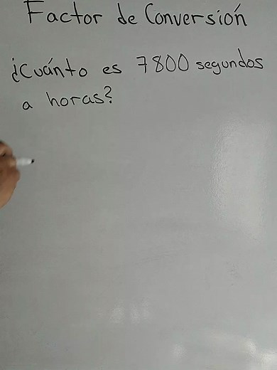 Doble Factor de Conversión | Ejemplo 2 | #Fisica #matemáticas #conversión de unidades