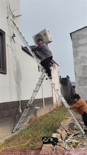 AC Outdoor Unit Installation Tips: Detailed Steps from Ladder Setup to Securing