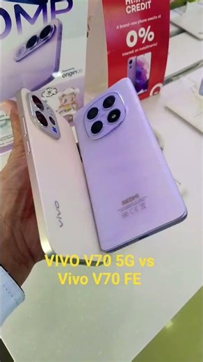 VIVO V70 5G New Vs VIVO V70 FE New #explore #vivo
