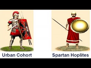 Rome: Total War 1vs1: Urban Cohort vs Spartan Hoplites