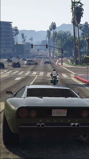 Where is the thief who stole Franklin's motorcycle in GTA 5 going? #gta5 #gaming
