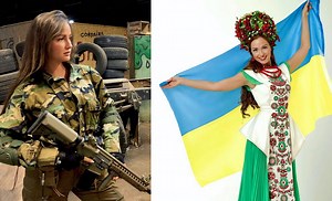 Miss Ukraine 2015: I'm NOT In The Ukrainian Military, Those Are Air Soft Guns