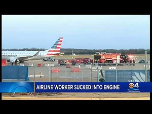 Ground crew worker killed after being "ingested" into plane engine in Alabama