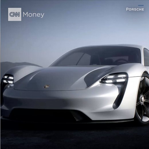 16K views · 246 reactions | Meet Porsche's first fully electric car: The Taycan. With a top speed of 155 miles per hour, it will be able to go 300 miles on a single charge. Prices are expected to start around $80,000 to $90,000. https://cnnmon.ie/2Ah1l0Z | CNN Business | Facebook