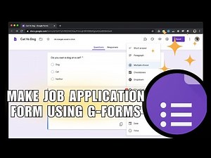 ❤ MASTERY: How to Make Job Application Form Using Google Forms Free | FIX Problem