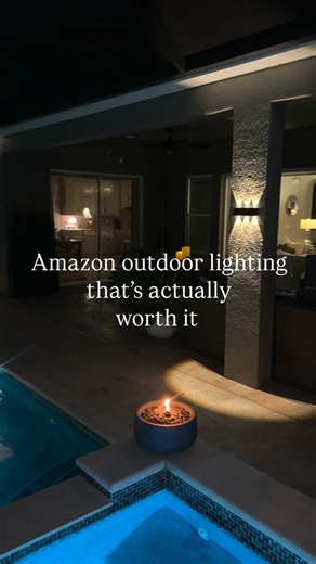 Courtney Kerr on Instagram: "Amazon outdoor lighting that’s actually worth it✨like and type LIT and I’ll send them to your DM‘s"