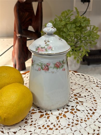 Antique German Porcelain Container - Etsy