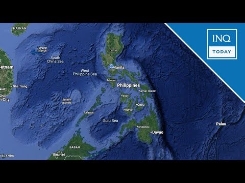 West Philippine Sea seen on Google Maps | INQToday