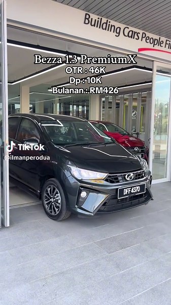 Perodua Bezza 1.3 PremiumX in Granite Grey