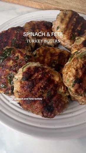 Delicious Spinach & Feta Turkey Burgers Recipe