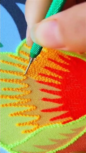 Watch This Satisfying Embroidery Trick!