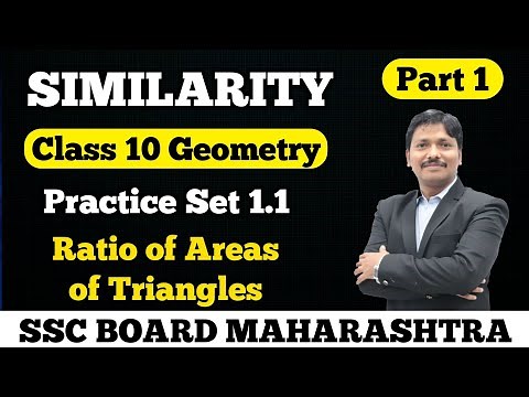 Similarity Practice Set 1.1 Geometry 10th Class | SSC board Maharashtra | Dinesh Sir