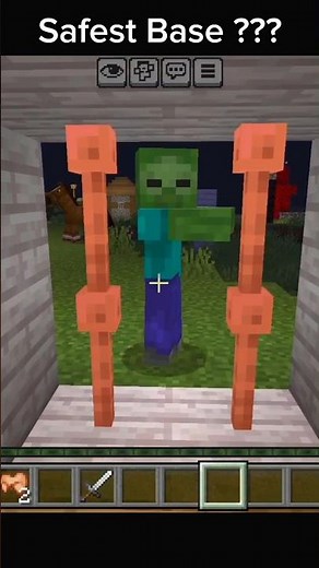 Safest Base for Minecraft 🔥🔥🔥 discovered #shorts #minecraft
