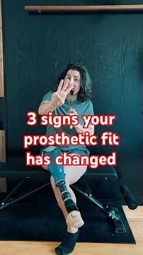 3 signs your prosthetic fit has changed #amputee #prosthetics #limbloss