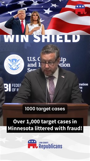 96K views · 3.3K reactions | Over 1,000 target cases in Minnesota littered with fraud from illegal immigrants! Hard working Minnesotans shouldn't be paying criminals, they should be paying for the needs and welfare of their family. Stop the waste, fraud and abuse of your tax dollars. Vote Republican! | Lyon County MN Republicans | Facebook