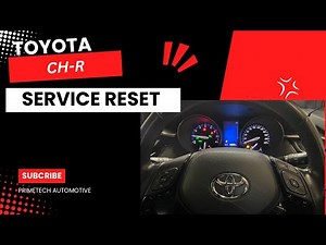 How to Reset Service light on Toyota CHR