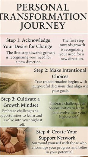 The 4 Essential Steps of the Personal Transformation Journey