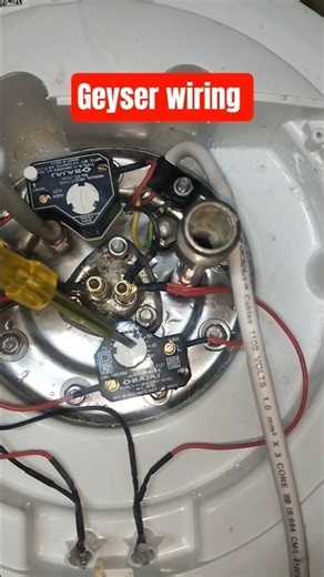 water heater wiring connection #electrical