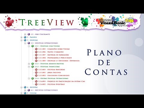 [Treeview VBA] - Plano de Contas