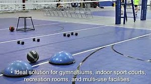 Indoor Court Floor Tiles for Gyms, Rec Rooms, & Multi-Use Facilities