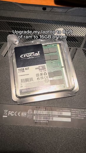 Upgrading Laptop RAM from 8GB to 16GB