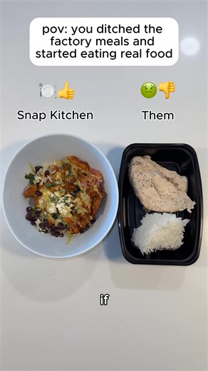 72K views · 46 reactions | Other meal delivery always left me disappointed. Snap is the first one that feels like food I’d cook at home, but better. | Snap Kitchen | Facebook