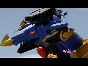Ninja Steel - Presto Change-O - Megazord Fight (Dragon Zord / Episode 4) | Power Rangers Official