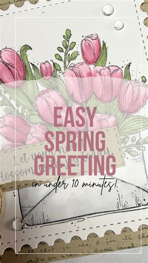 Pretty cards don’t have to be complicated ✂️✨ This quick card comes together in minutes with Blossomgram—one of our favorite $10 Spotlight Deals right now. Stamp. Color. Assemble. Done ✔️ If you love easy wins that still feel special, this one’s calling your name 💛 https://unitystamp.co/nzh | Unity Stamp Company