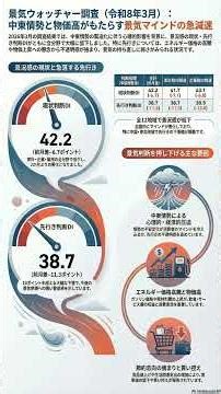 景気ウォッチャー調査(2026(令和8)年3月調査) #shorts