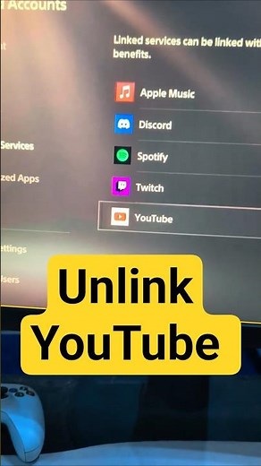PS5 Unlink Youtube Account #PS5 #YouTube #PlayStation5 #PS5Tutorial #UnlinkAccount #Gaming