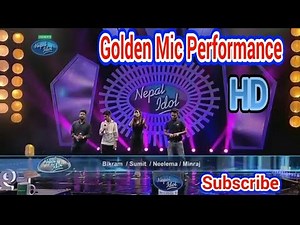 Golden Mic Winner Performance Shanti Yo Lukau Kaha Neelima,Minraj,Bikram and Sumit Nepal Idol