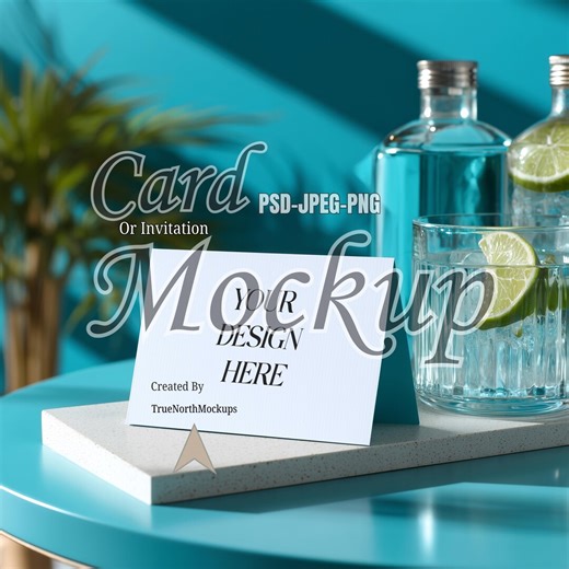 Greeting Card Mockup, 7x5 Invitation Template, PSD JPEG PNG, Vertical Blank White Card, Portrait Textured Card Mockup, Digital Download - Etsy