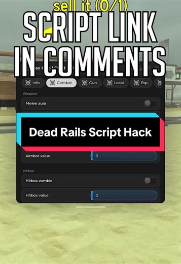 Dead Rails Script Hack #robloxexploit #robloxeploits #robloxscript #robloxscripts #roblox #fyp #deadrails