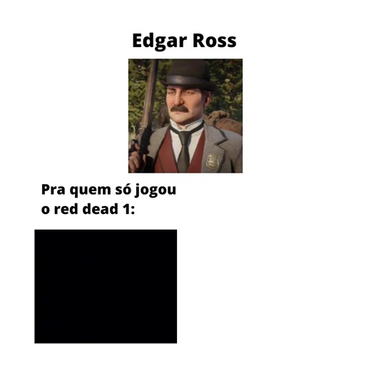 Edgar Ross em Red Dead Redemption 2: Análises e Memes