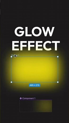 How to create this cool glowing effect in Figma?