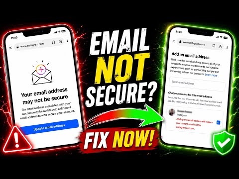Instagram Update Your Email Address Problem| Your Email May Not Be Secure Instagram Problem| Insta
