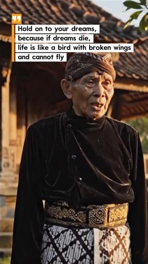 Hold On to Your Dreams — Javanese Grandfather’s Timeless Wisdom