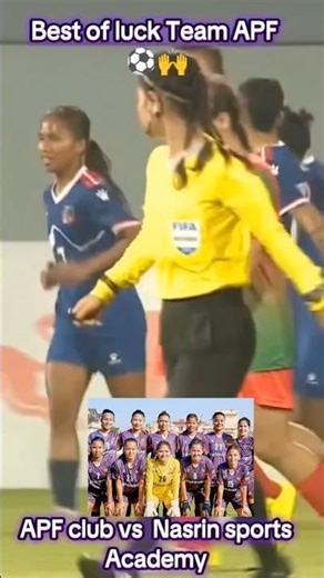 SAFF Club Womens Championship 2025 Apf fc best wishes 🇳🇵⚽️ #saff #football #nepal